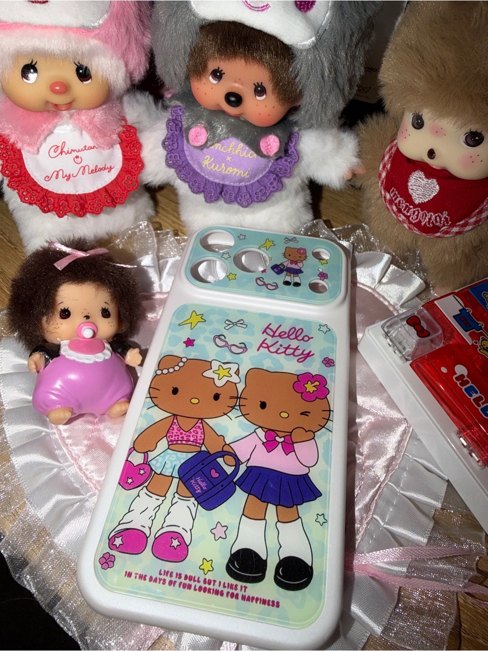 🫧💙🩵Tanned hello kitty iphone 17 pro max case🩵💙🫧